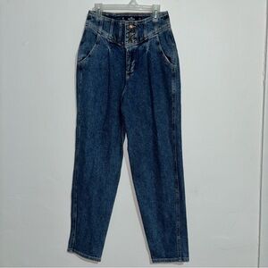 Hollister Light Blue Ultra High-Rise Mom Jeans